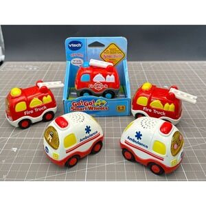 V tech EMS Vehicles Lot Firetruck Ambulance
